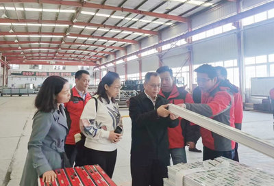 中国塑料加工工业协会领导莅临四川中财管道参观指导，聚焦门窗加工产业发展